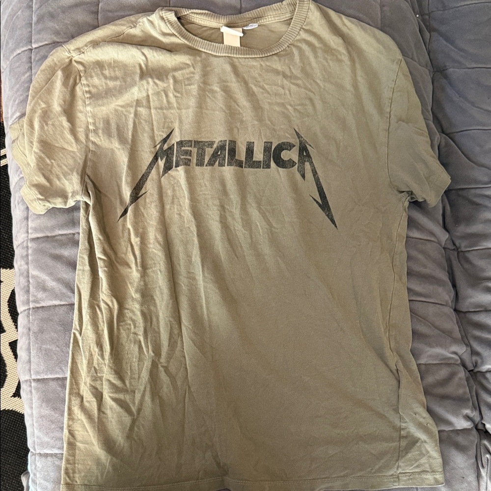 Olive Green Graphic Tee